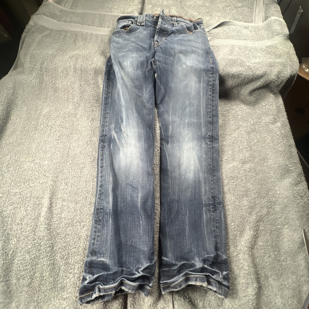 Armani Exchange  Distressed Jeans Size 28 Short Made In‎ USA. 28x29